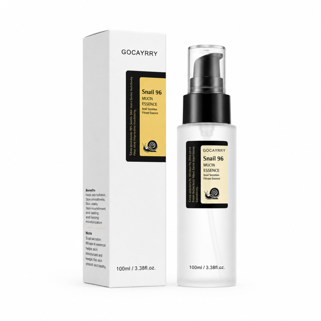 GOCAYRRY Snail Mucin Essence 96% - hydrating snail secretion filtrate face serum, 100ml/3.38 fl oz