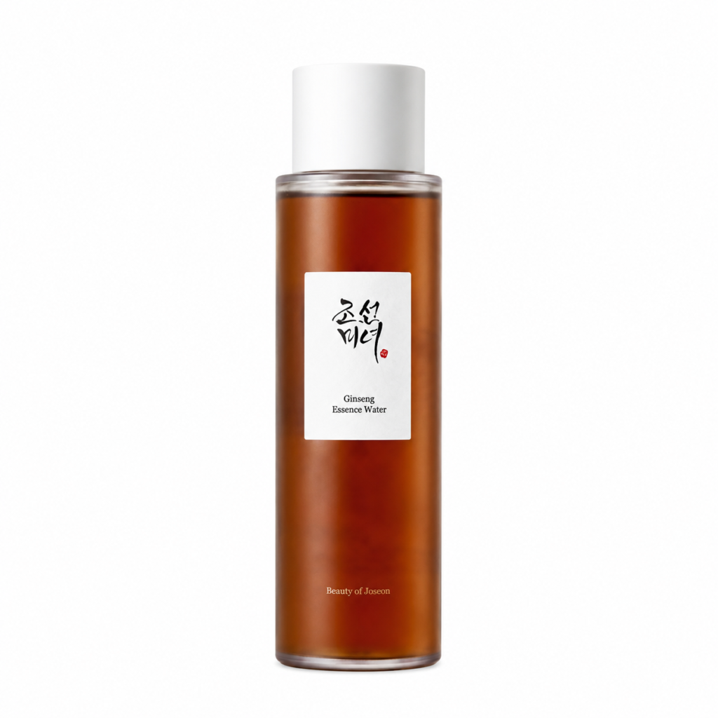 Beauty of Joseon Ginseng Essence Water Korean Toner on a clean white background for glowing skin